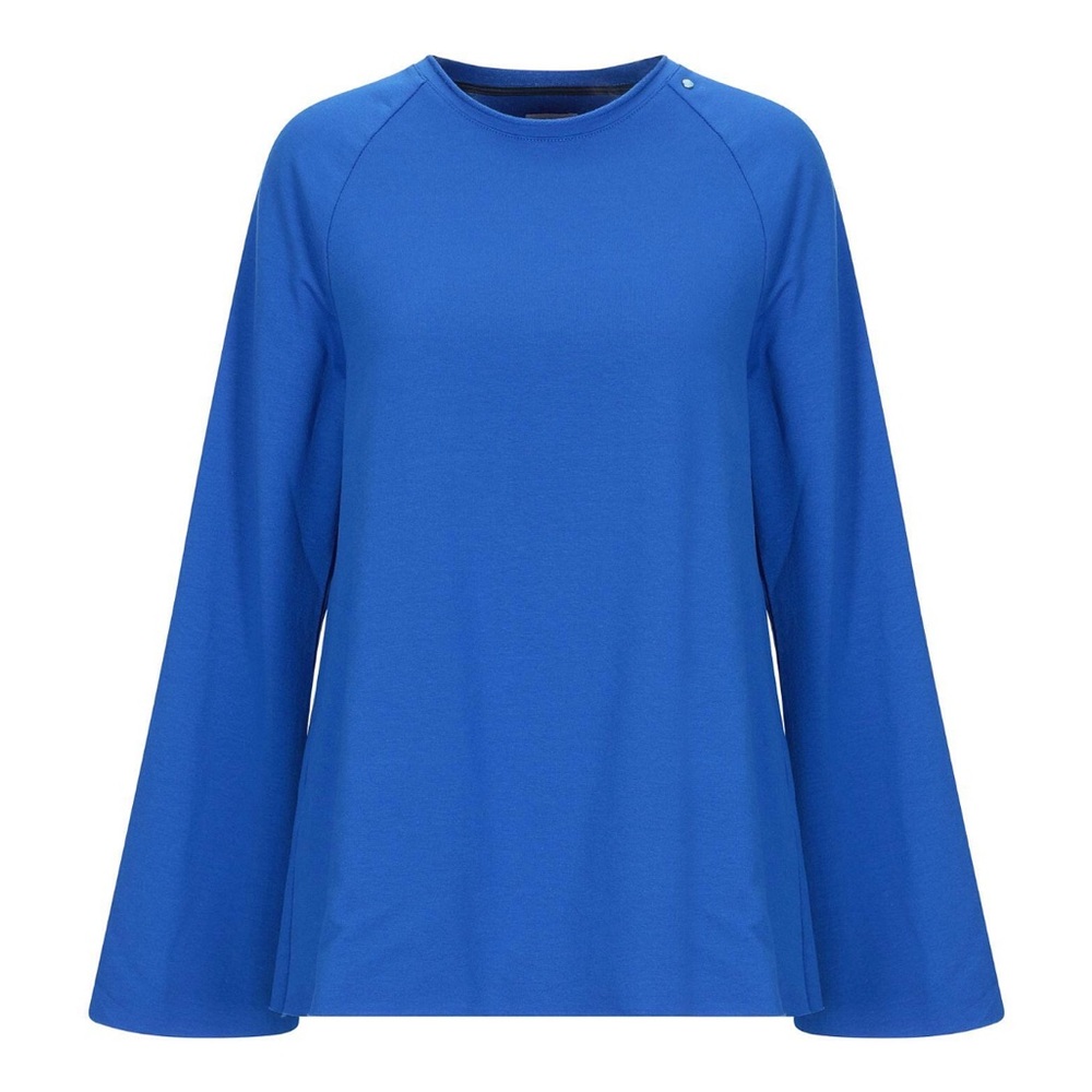 High End Italian Merci Cotton Blue Women's Top
